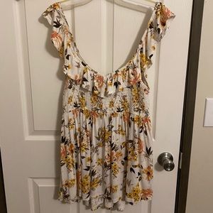 Sleeveless Floral Torrid Shirt